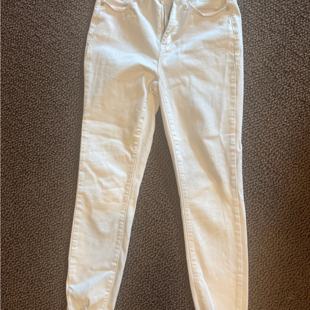 Judy Blue Women's Cream Skinny Jeans